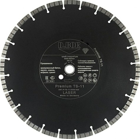 Алмазный диск универсальный D.BOR Premium TS-11 400х25.4 мм [D-P-TS-11-0400-025]
