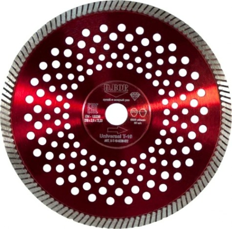 Алмазный диск универсальный D.BOR Universal T-10 230х22.2 мм [D-U-T-10-0230-022]