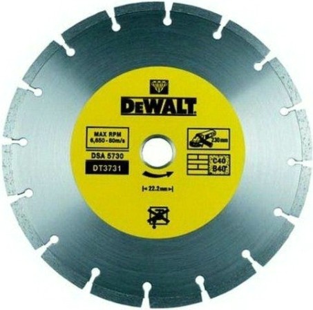Алмазный диск универсальный DeWALT 125х22.2 мм DT3711-QZ [DT3711-QZ]