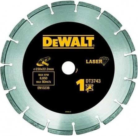 Алмазный диск универсальный DeWALT 230х22.2 мм DT3743-XJ [DT3743-XJ]