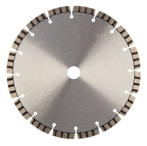 Алмазный диск универсальный GROSS 730087 ф230х22,2мм, лазер.приварка турбо-сегментов, сух.р