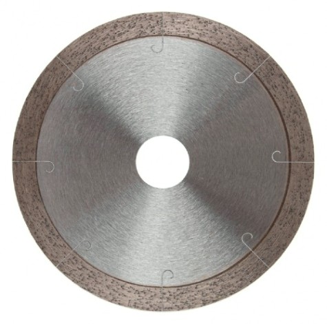 Алмазный диск универсальный GROSS 73038 ф125х22,2мм, сплошной c лазер. перфорацией, мокр.р