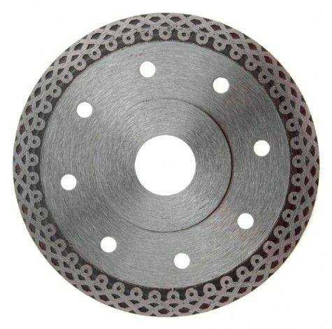 Алмазный диск универсальный GROSS 73052 ф115х22,2мм, тонкий, сплошной, мокр.рез.