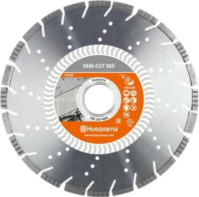 Алмазный диск универсальный HUSQVARNA VARI-CUT S65 230х22.2 мм 5798080-80 Алмазный диск универсальный HUSQVARNA VARI-CUT S65 230х22.2 мм 5798080-80