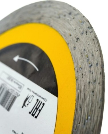 Алмазный диск универсальный Kranz KR-90-0110 отрезной сплошной 115x22,2x1,8x10мм