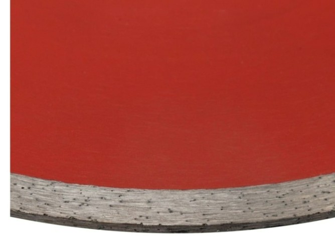 Алмазный диск универсальный Kranz KR-90-0115 отрезной сплошной 230x22,2x2,4x10мм