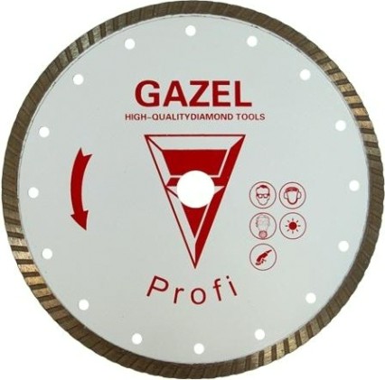 Алмазный диск универсальный СПЛИТСТОУН gazel turbo 230x2,6x10x22,2 2,5 сухая profi [73097]