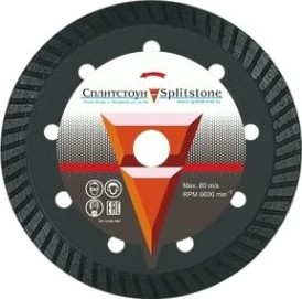 Алмазный диск универсальный СПЛИТСТОУН turbo 115x1,2x7x22,2 керамика 15 сухая premium [4806]