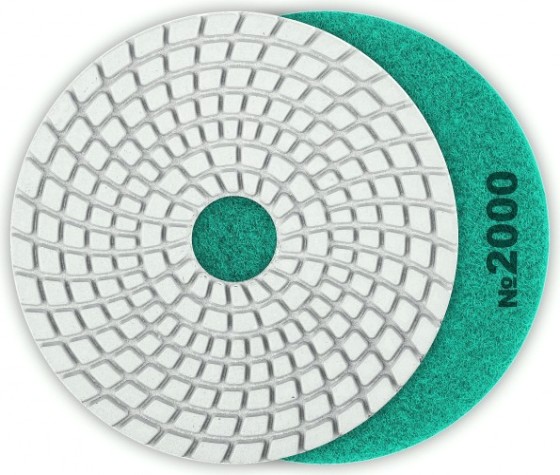 Алмазный гибкий шлифовальный круг ЗУБР Черепашка №2000 125мм для мокрого шлифования [29867-2000]