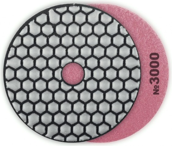 Алмазный гибкий шлифовальный круг ЗУБР Черепашка №3000 100мм для сухого шлифования [29868-3000]