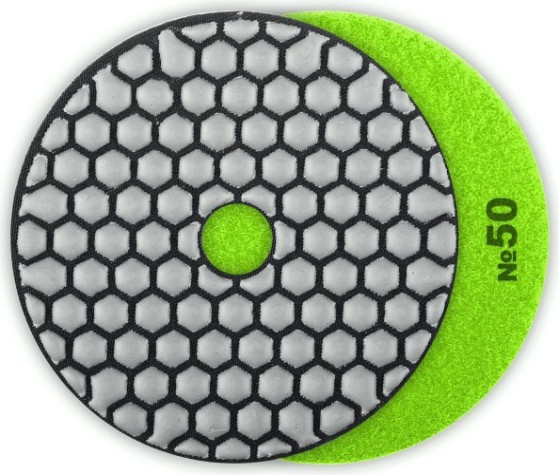 Алмазный гибкий шлифовальный круг ЗУБР Черепашка №50 100мм для сухого шлифования [29868-050]