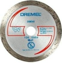 Алмазный отрезной круг DREMEL DSM540 для плитки, сухой рез [2615S540JA]