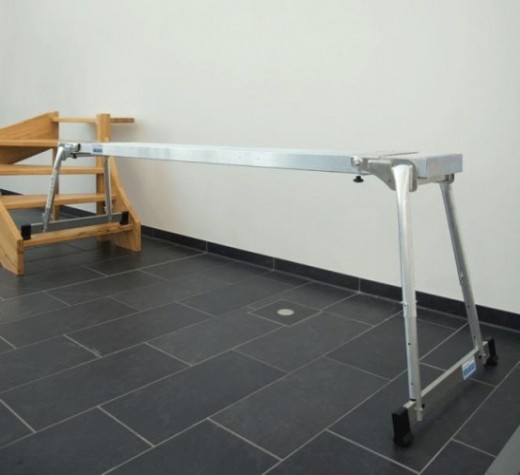 Алюминиевая телескопическая площадка KRAUSE TeleBoard 2,0/3,5 м 123718 [123718]