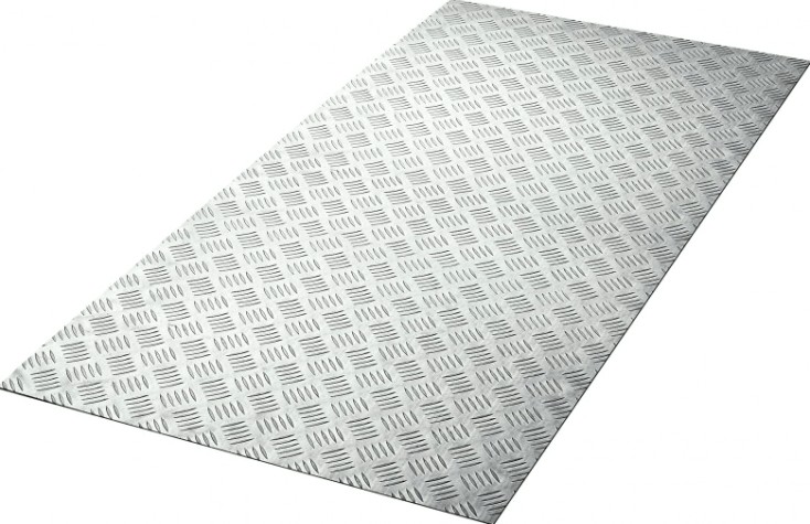 Алюминиевый лист ЗУБР Квинтет рифленый 300х600 х1.5 мм [53833]