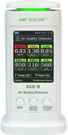 Анализатор воздуха КВТ ECO-6 "ecoline" [79142]
