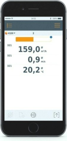 Анемометр с крыльчаткой Testo 410i (смарт-зонд) [05601410]