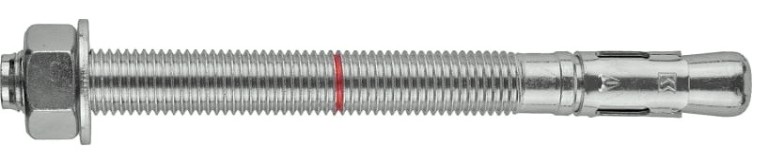 Анкер клиновой KRAFTOOL М12x140 оцинкованный, eta option 7, 25 шт. [302184-12-140]