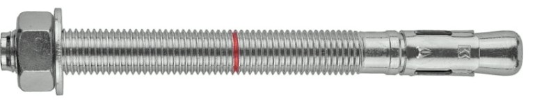 Анкер клиновой KRAFTOOL М12x160 оцинкованный, eta option 7, 25 шт. [302184-12-160]