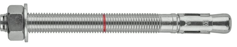 Анкер клиновой KRAFTOOL М20x220 оцинкованный, eta option 7, 10 шт. [302184-20-220]