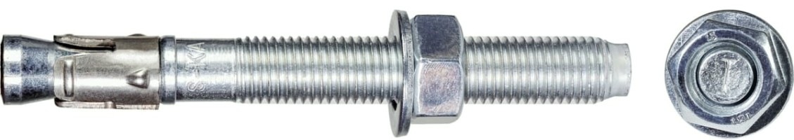 Анкер клиновой SORMAT S-KA 12/64х160 оцинкованный, к.п. 6.8 [9630001155]