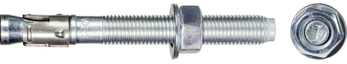 Анкер клиновой SORMAT S-KA 16/58х175 оцинкованный, к.п. 6.8 [9630001173]
