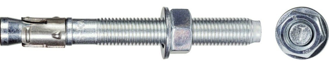 Анкер клиновой SORMAT S-KA 8/49х115 оцинкованный, к.п. 6.8 [9630001116]