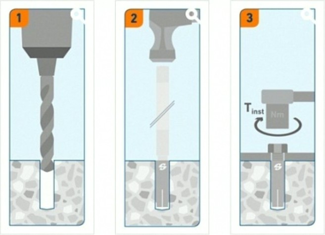 Анкер забивной SORMAT LAH 8 х 25 M 6 из нержавеющей стали А4 9640074006 [9640074006]