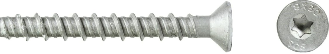 Анкерный шуруп SORMAT SCS CS 6X50 по бетону с покрытием multi laire (уп. 100 шт) [9630351607]