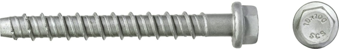 Анкерный шуруп SORMAT SCS HEX 10X140 по бетону с покрытием multi laire (уп. 25 шт) [9630351369]