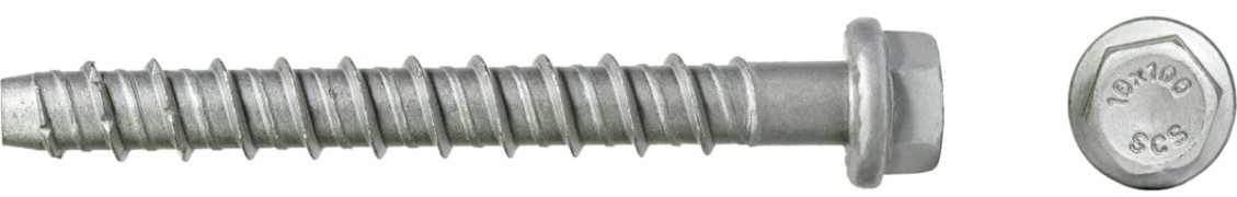 Анкерный шуруп SORMAT SCS HEX 6X100 по бетону с покрытием multi laire (уп. 50 шт) [9630351317]