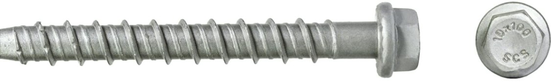 Анкерный шуруп SORMAT SCS HEX 6X130 по бетону с покрытием multi laire (уп. 50 шт) [9630351320]