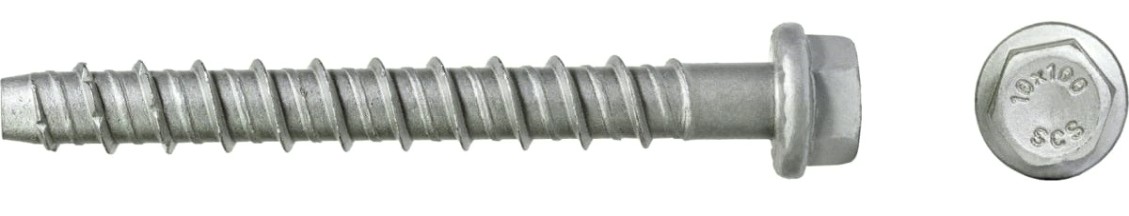 Анкерный шуруп SORMAT SCS HEX 6X50 по бетону с покрытием multi laire (уп. 100 шт) [9630351307]