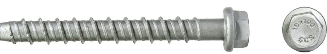 Анкерный шуруп SORMAT SCS HEX 8X130 по бетону с покрытием multi laire (уп. 50 шт) [9630351344]