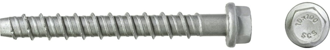 Анкерный шуруп SORMAT SCS HEX 8X60 по бетону с покрытием multi laire (уп. 50 шт) [9630351331]