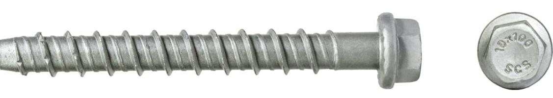 Анкерный шуруп SORMAT SCS HEX 8X90 по бетону с покрытием multi laire (уп. 50 шт) [9630351338]