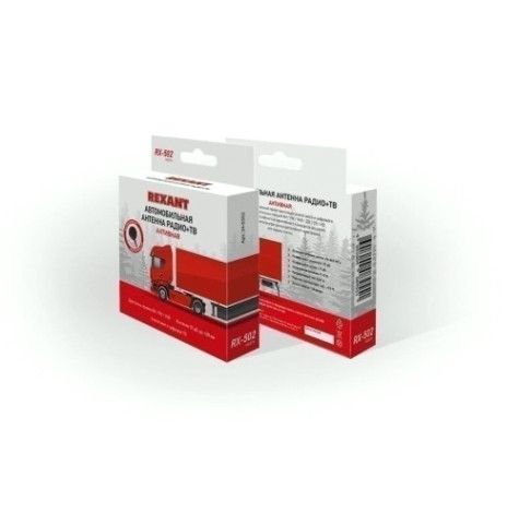 Антенна автомобильная REXANT RX-502 внутрисалонная (радио + тв), активная [34-0502]