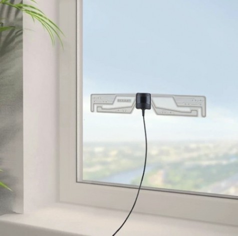 Антенна комнатная REXANT Ag-707 «Активная» с USB питанием на скотче до 15км от БС [34-0707]