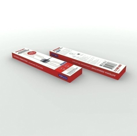 Антенна комнатная REXANT Ag-707 «Активная» с USB питанием на скотче до 15км от БС [34-0707]