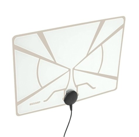 Антенна комнатная REXANT Ag-711 «Активная» с USB питанием на скотче до 23км от БС [34-0711]