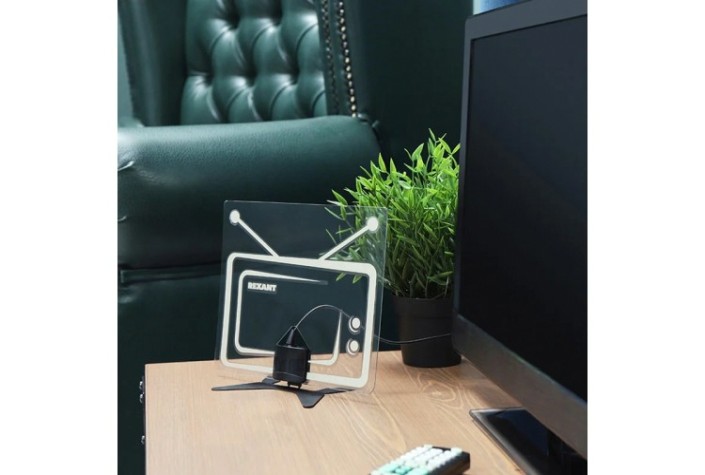 Антенна комнатная REXANT Ag-719 «Активная» с USB питанием до 20км от БС [34-0719]