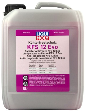 Антифриз-концентрат LIQUI MOLY Kühlerfrostschutz KFS 12 Evo 5 л. светло-красный 21741 [21741]