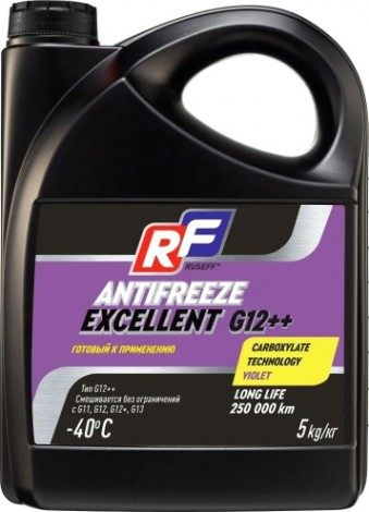 Антифриз RUSEFF EXCELLENT G12++ фиолетовый 5 л 17362N [17362N]