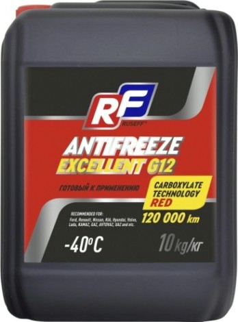 Антифриз RUSEFF EXCELLENT G12 красный 10 л17358N [17358N]