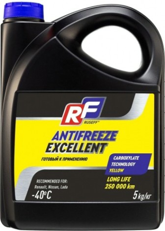 Антифриз RUSEFF EXCELLENT OAT желтый 5 л 17372N [17372N]