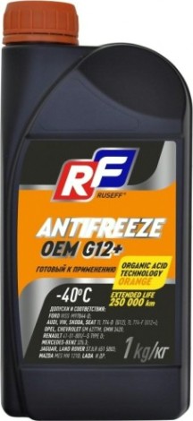 Антифриз RUSEFF ОЕМ G12+ оранжевый 1 л 17235N [17235N]