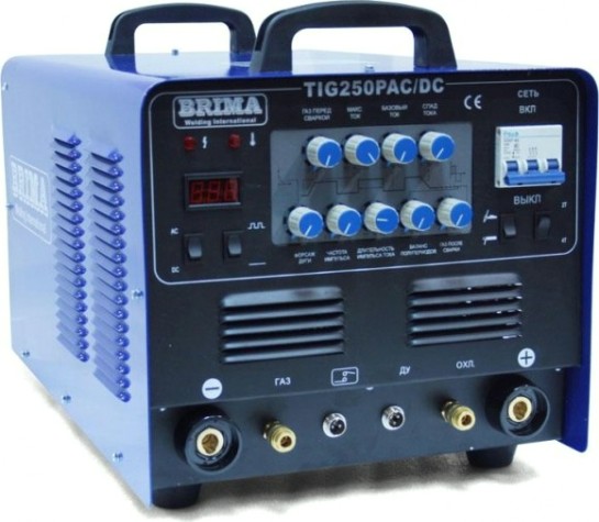 Аппарат аргонно-дуговой сварки Brima TIG 250Р АС/DC (380В) [0005683]