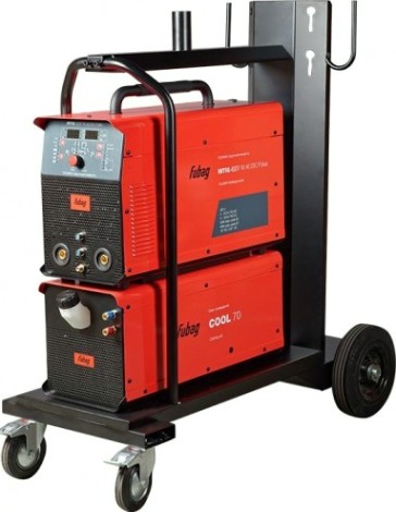 Аппарат аргонно-дуговой сварки FUBAG INTIG 400 T W AC/DC PULSE + горелка fb tig 450w 4m + переход [31456.3]