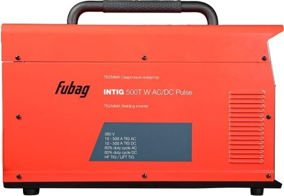 Аппарат аргонно-дуговой сварки FUBAG INTIG 500 T W AC/DC PULSE + горелка fb tig 18 5p 4m + модуль [31457.1]