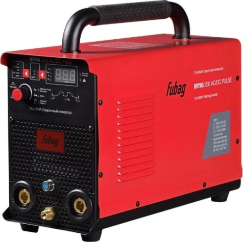 Аппарат аргонно-дуговой сварки FUBAG IRTIG 200 AC/DC PULSE + горелка FB Tig 26 4m [31564.1]
