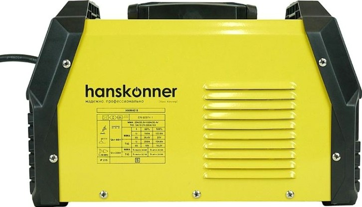 Аппарат аргонно-дуговой сварки HANSKONNER HWM4018